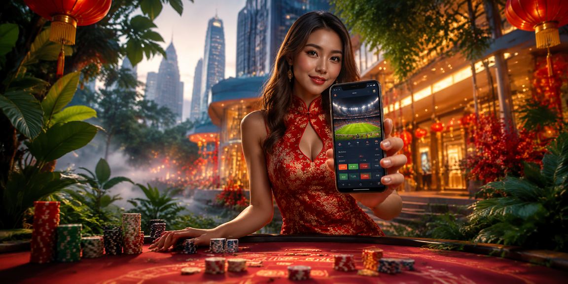 Pemain menggunakan telefon mudah alih untuk slot kasino di Kuala Lumpur
